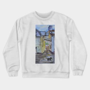 Watercolor Sketch - Linton Waterworks (a Mill). 2016 Crewneck Sweatshirt